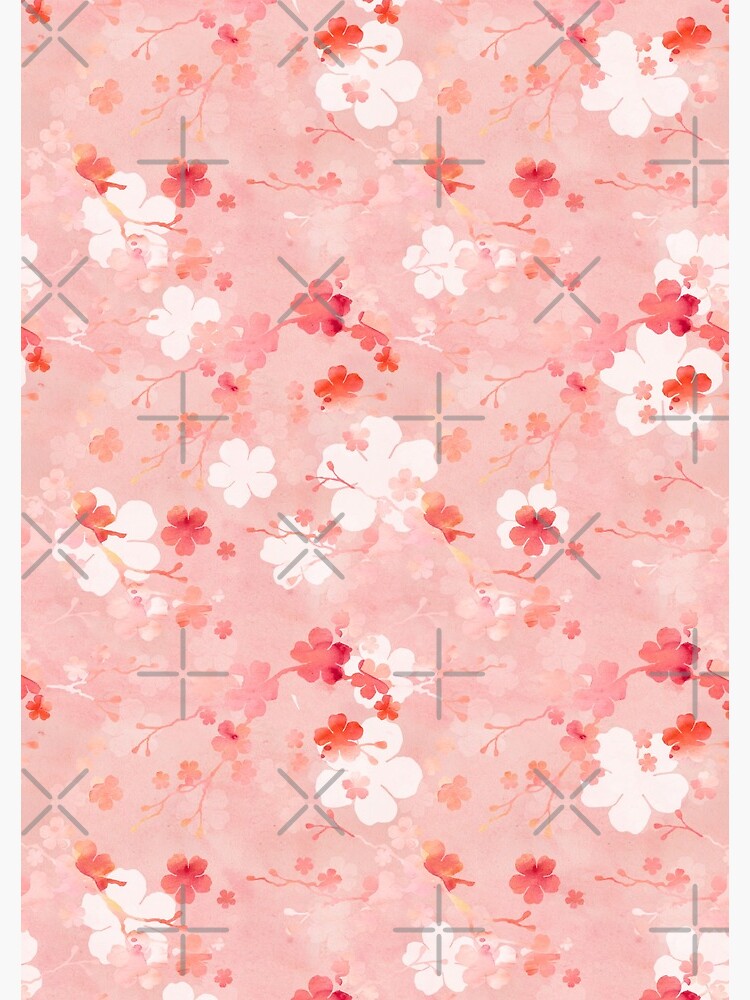 Pink Chinese cherry blossom by adenaJ