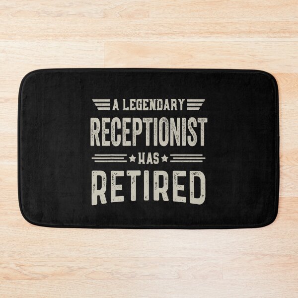 Item preview, The Legendary Receptionist Has Retired T Shirt, Receptionist Retirement Party Gift, Legend, Retiring Birthday Christmas Gift designed and sold by xlnv.