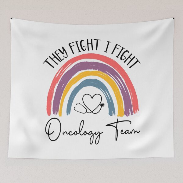 Item preview, They Fight I Fight Oncology Team Oncologist Oncology Nurse designed and sold by ageddaughter679.