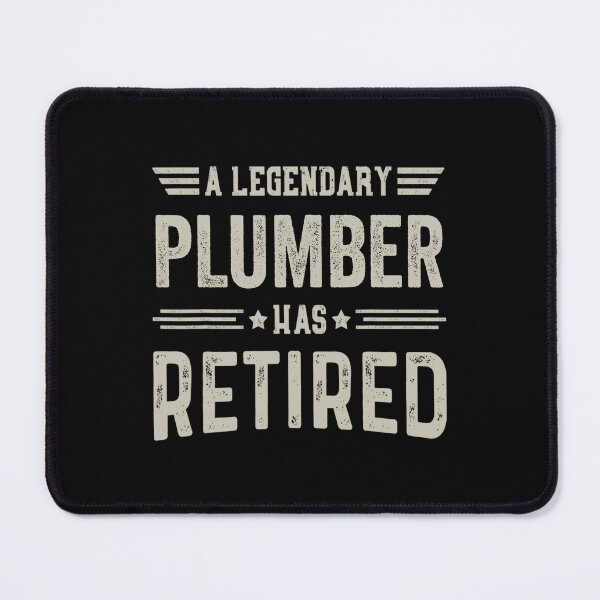 Item preview, The Legendary Plumber Has Retired T Shirt, Plumber Retirement Party Gift, Legend, Retiring Birthday Christmas Gift designed and sold by xlnv.