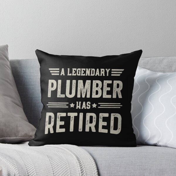 Item preview, The Legendary Plumber Has Retired T Shirt, Plumber Retirement Party Gift, Legend, Retiring Birthday Christmas Gift designed and sold by xlnv.
