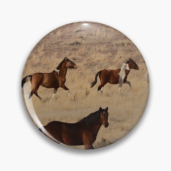 Item preview, Wild mustang horses running free in the desert of Nevada - WelshDesigns designed and sold by welshdesigns.