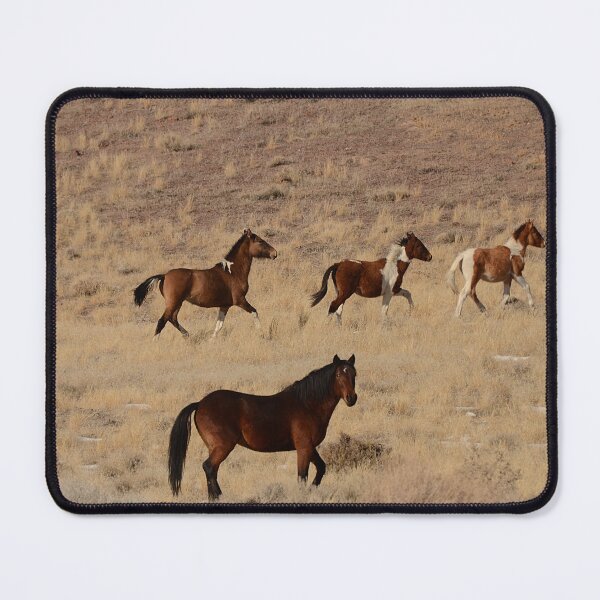 Item preview, Wild mustang horses running free in the desert of Nevada - WelshDesigns designed and sold by welshdesigns.