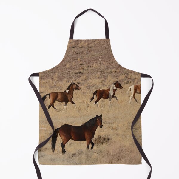 Item preview, Wild mustang horses running free in the desert of Nevada - WelshDesigns designed and sold by welshdesigns.
