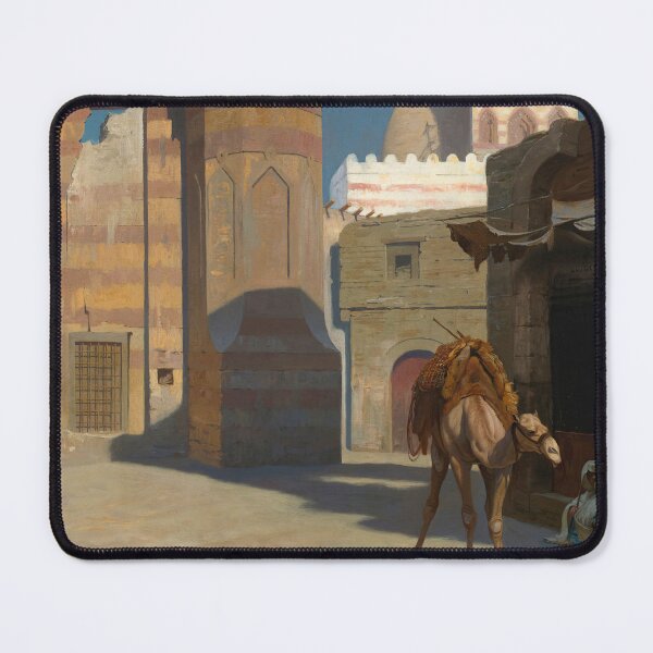 Item preview, Jean Leon Gerome -Une Journée Chaude Au Caire (Devant La Mosquée)-A Hot Day In Cairo (In Front Of The Mosque-camel) designed and sold by TeeARTHY.