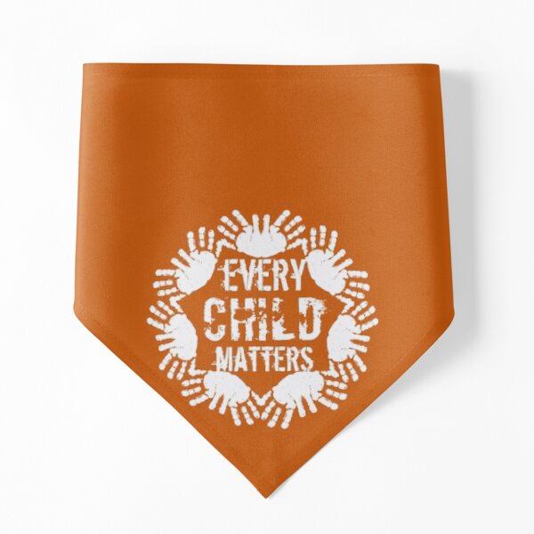Every Child Matters Logo Design Orange Shirt Day Truth And Reconciliation Pet Bandana