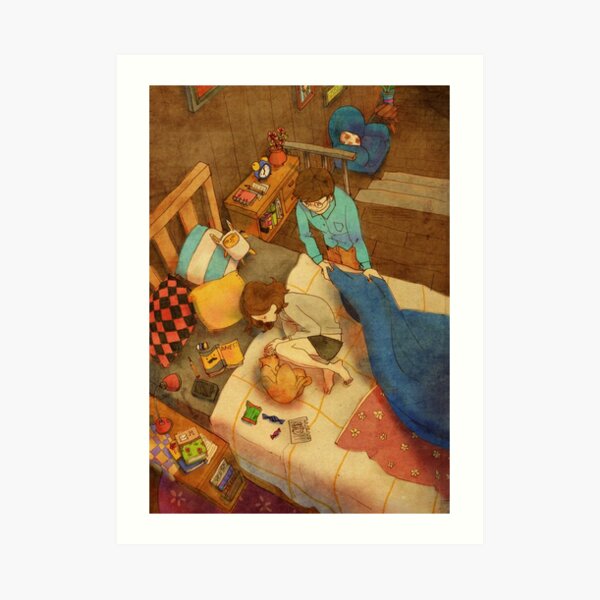 Covering blanket Art Print