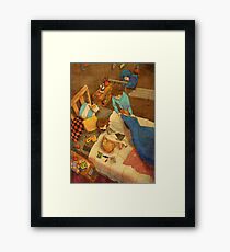 Wrap yourself in a blanket Framed Print