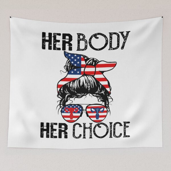 Item preview, Her Body Her Choice Pro Choice Feminist designed and sold by unfinishedneigh.