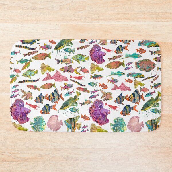 Item preview, Tropical Freshwater Fish Pattern and Sticker Pack designed and sold by ginaisarty.