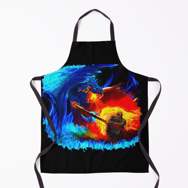 Item preview, BLUE DRAGON SLAYER hand painted designed and sold by THE AMERICAN TEEVANGELIST.