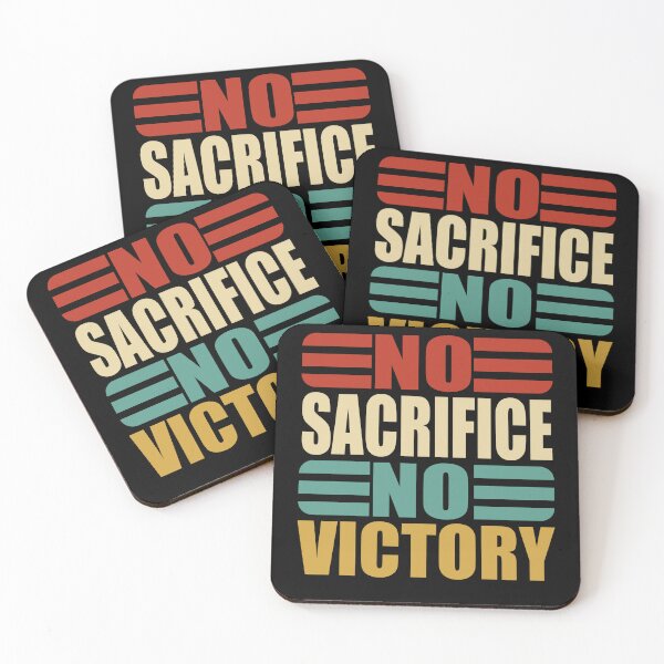 Item preview, Motivational Quotes For Better Life,sacrifice for victory designed and sold by StudentLuxLife.