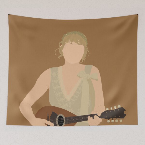 Item preview, taylor flower headpiece guitar corolla white dress  designed and sold by senaeksi.