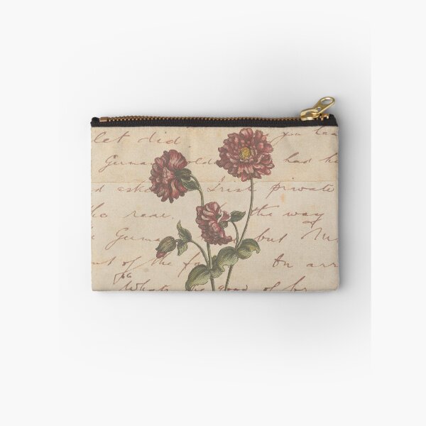 Item preview, Old book page and flowers designed and sold by Beeroclock.