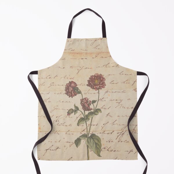 Item preview, Old book page and flowers designed and sold by Beeroclock.