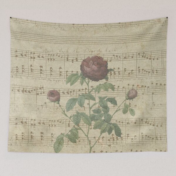 Item preview, flowers on a vintage book  designed and sold by Beeroclock.