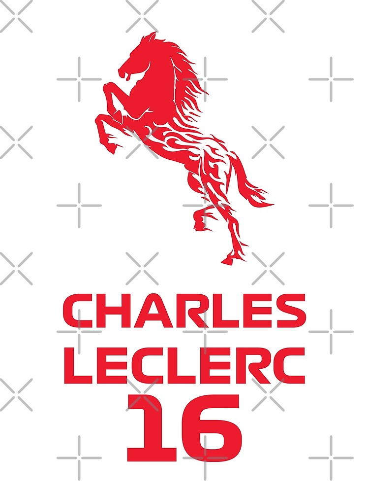 Thumbnail 3 of 3, Scarf, Leclerc 16 Racing Driver designed and sold by MarkhorCapra.