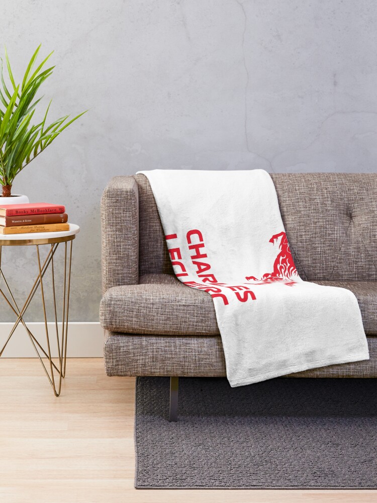 Thumbnail 2 of 6, Throw Blanket, Leclerc 16 Racing Driver designed and sold by MarkhorCapra.