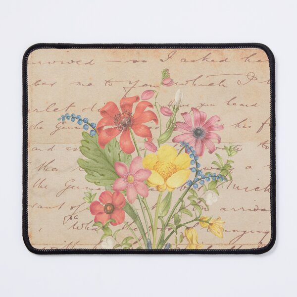 Item preview, colorful bouquet of flowers on a vintage book designed and sold by Beeroclock.