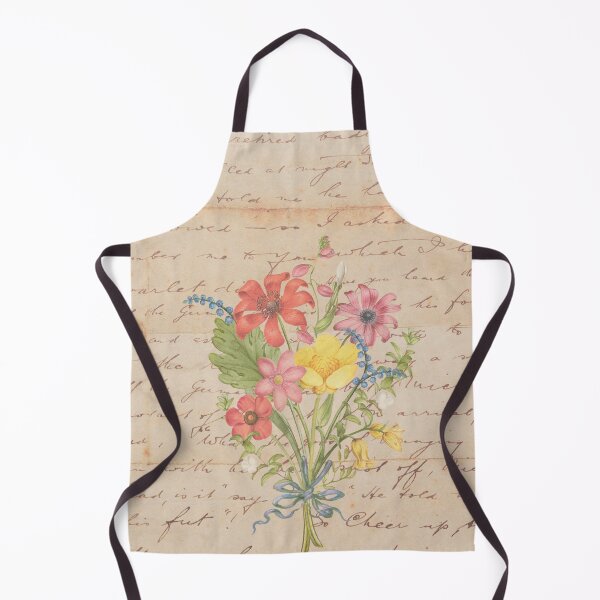 Item preview, colorful bouquet of flowers on a vintage book designed and sold by Beeroclock.