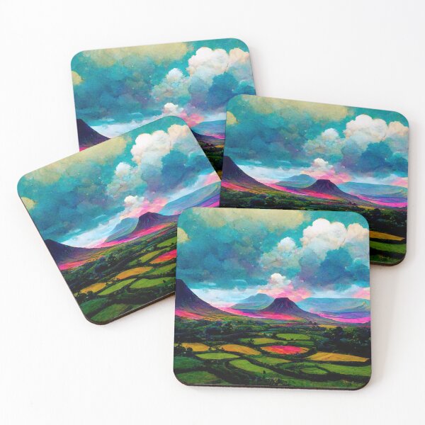 Item preview, Psychedelic Irish Landscape designed and sold by ResistNormality.