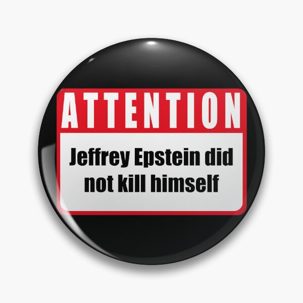 Item preview, Attention Sign - Epstein Didnt Kill Himself ii designed and sold by Clandestocracy.