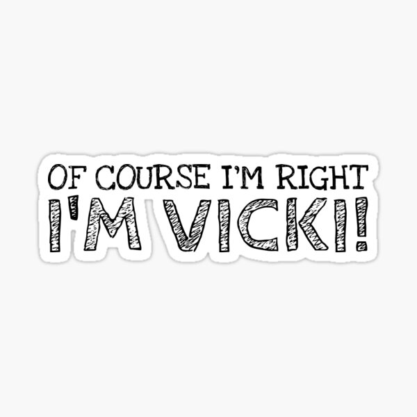 Vicki Name Stickers for Sale | Redbubble Vicki Name Stickers for Sale | Redbubble