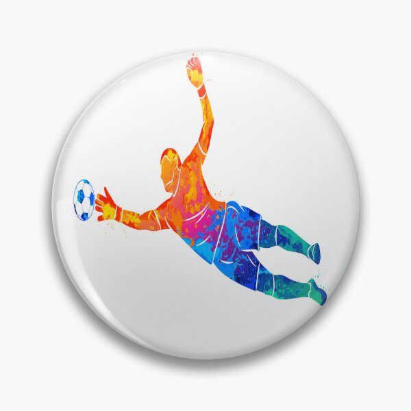 Item preview, football player with a ball designed and sold by badgermark.