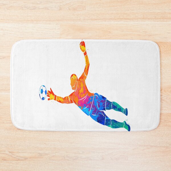 Item preview, football player with a ball designed and sold by badgermark.