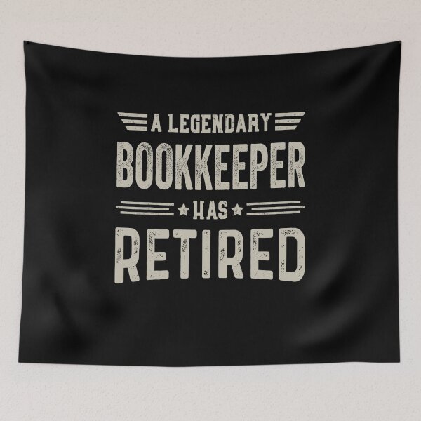 Item preview, The Legendary Bookkeeper Has Retired T Shirt, Bookkeeper Retirement Party Gift, Legend, Retiring Birthday Christmas Gift designed and sold by xlnv.