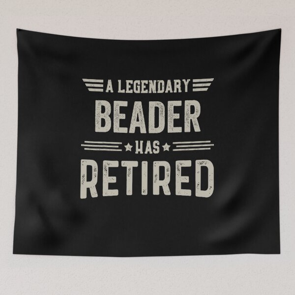 Item preview, The Legendary Beader Has Retired T Shirt, Beader Retirement Party Gift, Legend, Retiring Birthday Christmas Gift designed and sold by xlnv.
