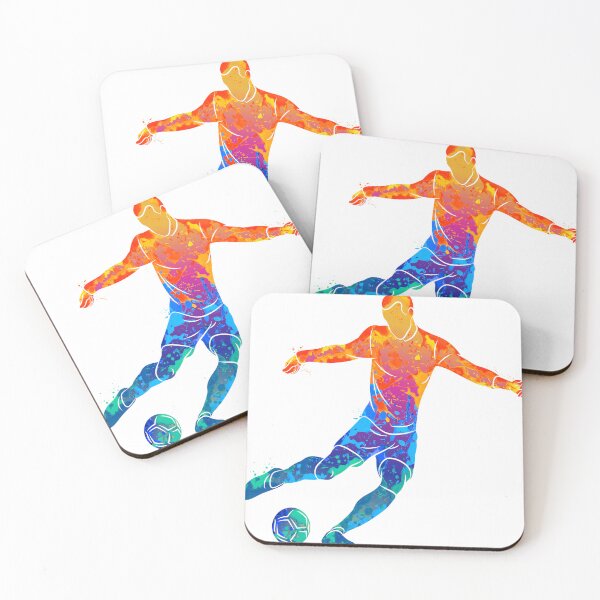 Item preview, football player with a ball 3 designed and sold by badgermark.