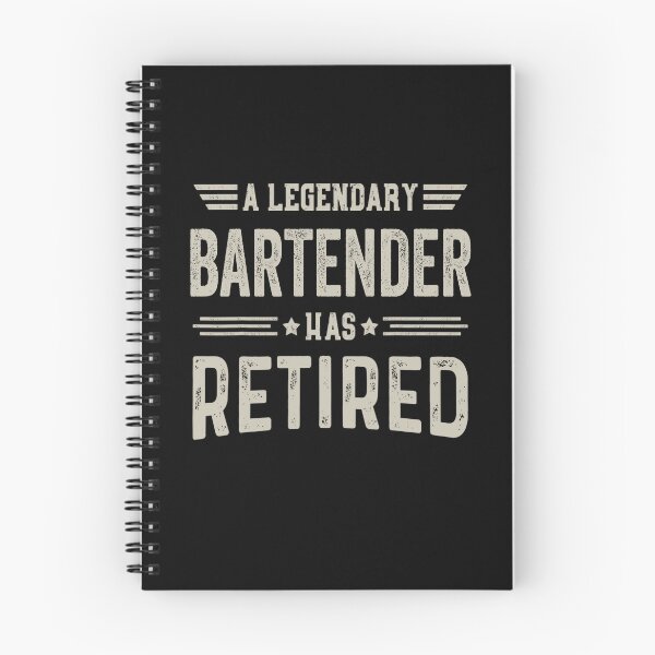 Item preview, The Legendary Bartender Has Retired T Shirt, Bartender Retirement Party Gift, Legend, Retiring Birthday Christmas Gift designed and sold by xlnv.