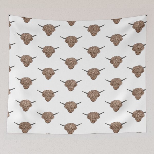 Item preview, Highland Cow Paper Cut Illustration designed and sold by A2Gretchen.