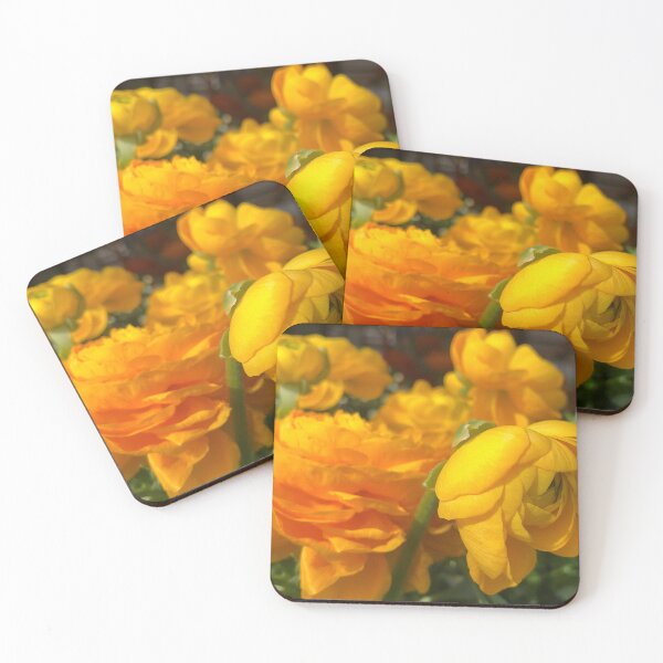 Item preview, Precious and Tender Orange and Gold Ranunculus  designed and sold by Photomersion.