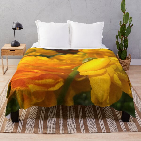 Item preview, Precious and Tender Orange and Gold Ranunculus designed and sold by Photomersion.