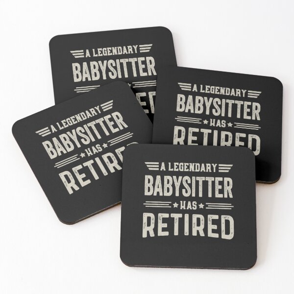 Item preview, The Legendary babysitter Has Retired T Shirt, babysitter Retirement Party Gift, Legend, Retiring Birthday Christmas Gift designed and sold by xlnv.