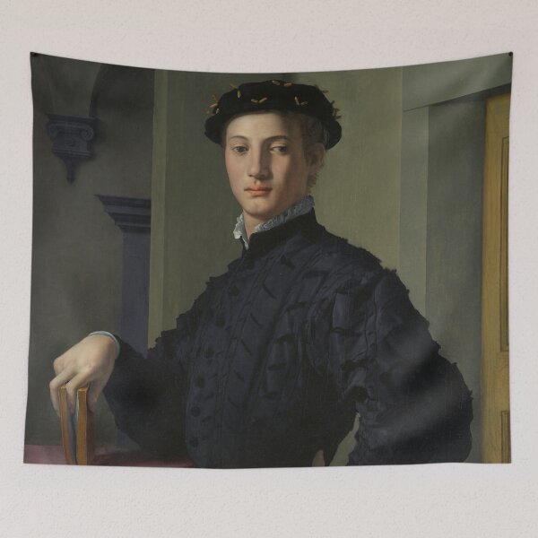 Item preview, Portrait of a Young Man | Bronzino | 1530 Renaissance Art designed and sold by CJET.