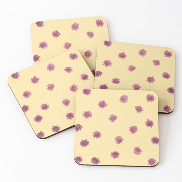 Item preview, Cute Purple Pink flowers Pattern designed and sold by ANZI-Shop.