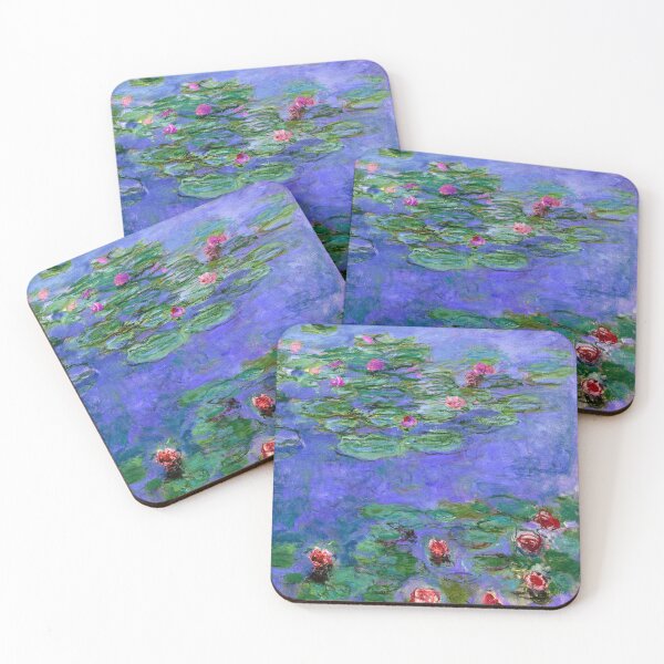 Item preview, 1914-1919 Water lilies, Red, oil on canvas. Claude Monet designed and sold by naturematters.