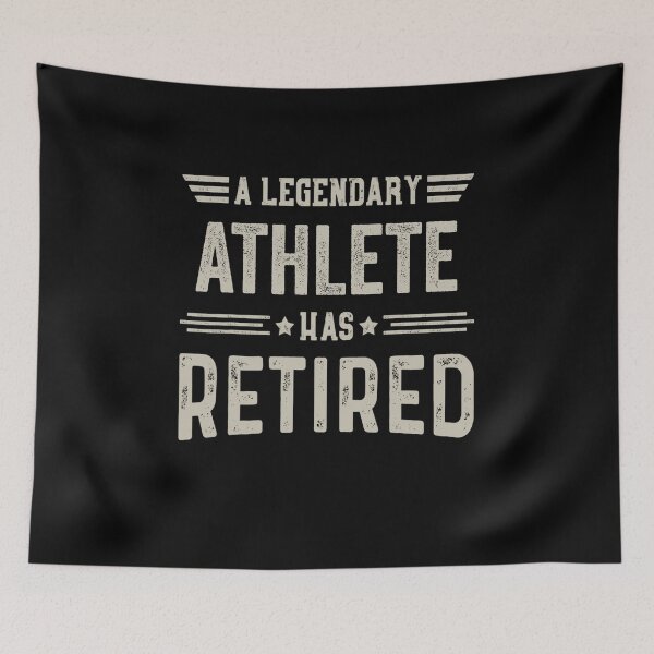 Item preview, The Legendary athlete Has Retired T Shirt, athlete Retirement Party Gift, Legend, Retiring Birthday Christmas Gift designed and sold by xlnv.