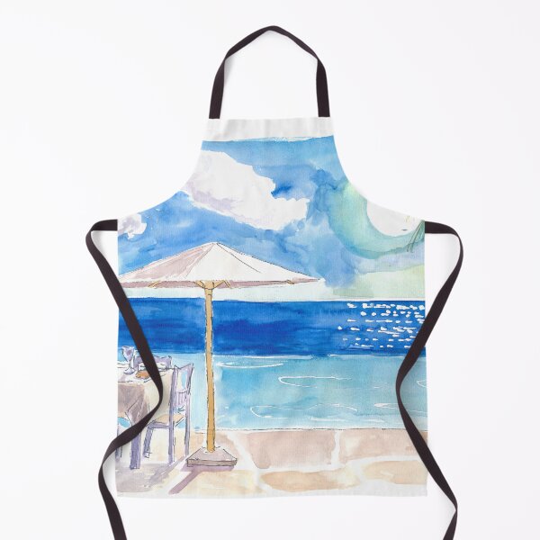 Item preview, Dinner Table at the Infinity Pool with Endless Sea View designed and sold by artshop77.
