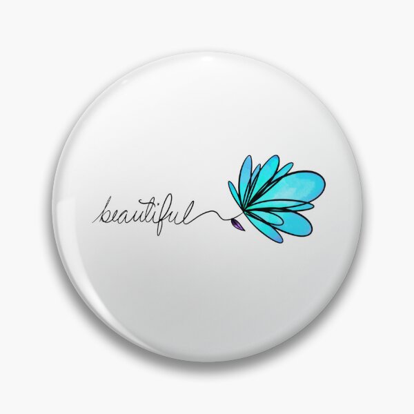 Item preview, Blue Beautiful with flower  designed and sold by BohemianDesignz.