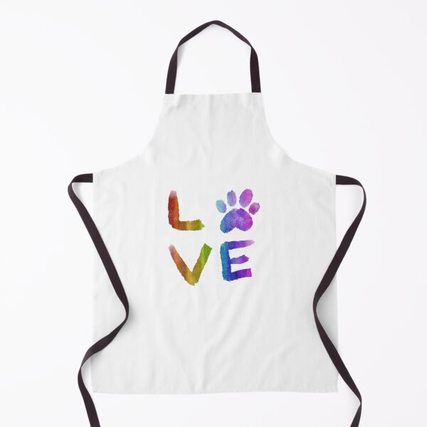 Item preview, Love Rainbow Paw Print designed and sold by BohemianDesignz.