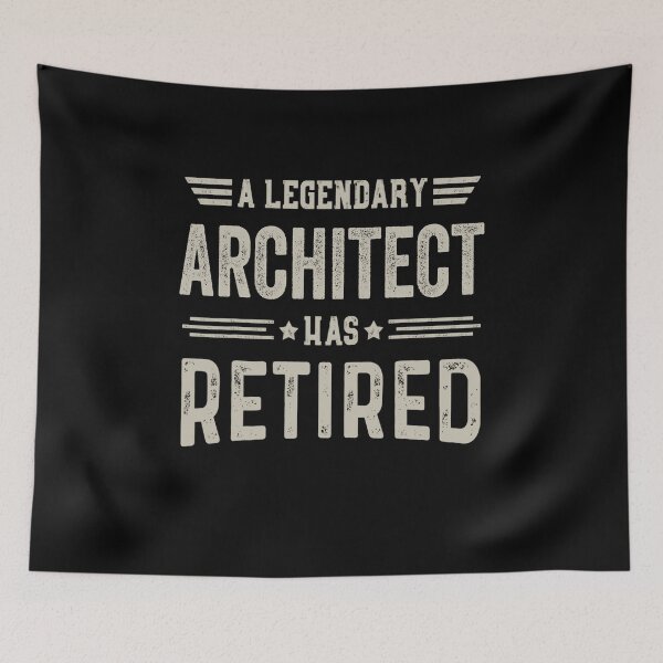 Item preview, The Legendary Architect Has Retired T Shirt, Architect Retirement Party Gift, Legend, Retiring Birthday Christmas Gift designed and sold by xlnv.