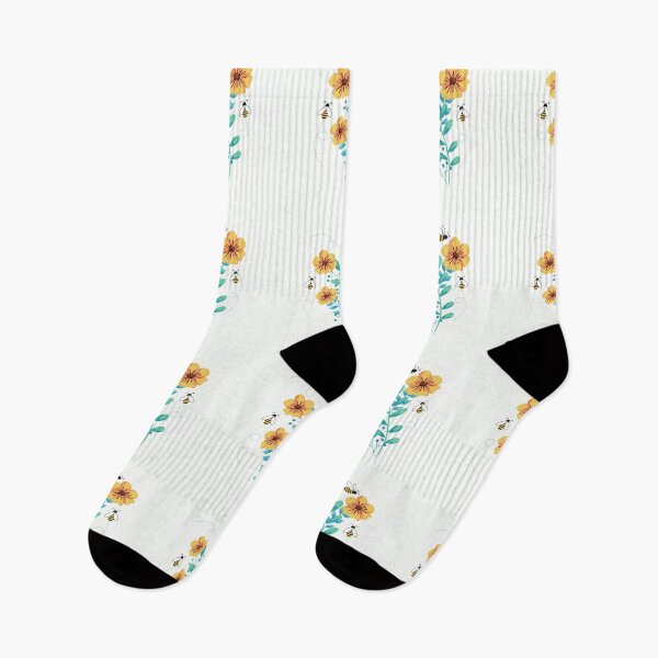 Item preview, Bees On A Blooming Flower designed and sold by ArtOfStars.
