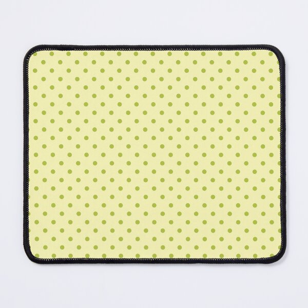 Item preview, Minimalistic polka dots pattern, vintage green polka dot pattern, dotted aesthetic, vintage pattern - Light Yellow designed and sold by PattyTheGecko.