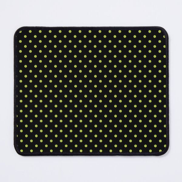 Item preview, Minimalistic polka dots pattern, vintage green polka dot pattern, dotted aesthetic, vintage pattern - Black designed and sold by PattyTheGecko.