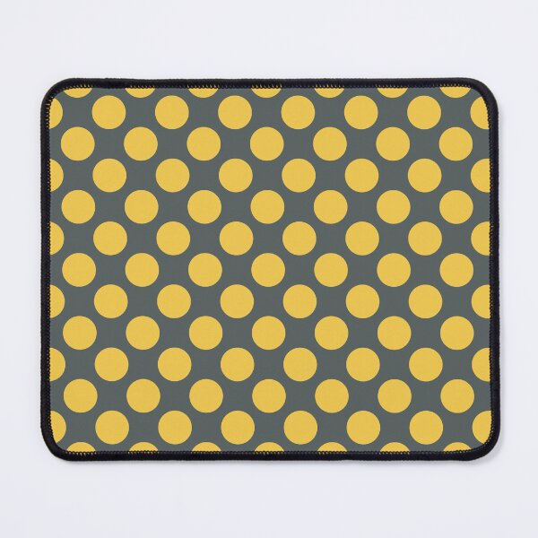 Item preview, Minimalistic polka dots pattern, vintage yellow polka dot pattern, dotted aesthetic, vintage pattern - Vintage Grey designed and sold by PattyTheGecko.
