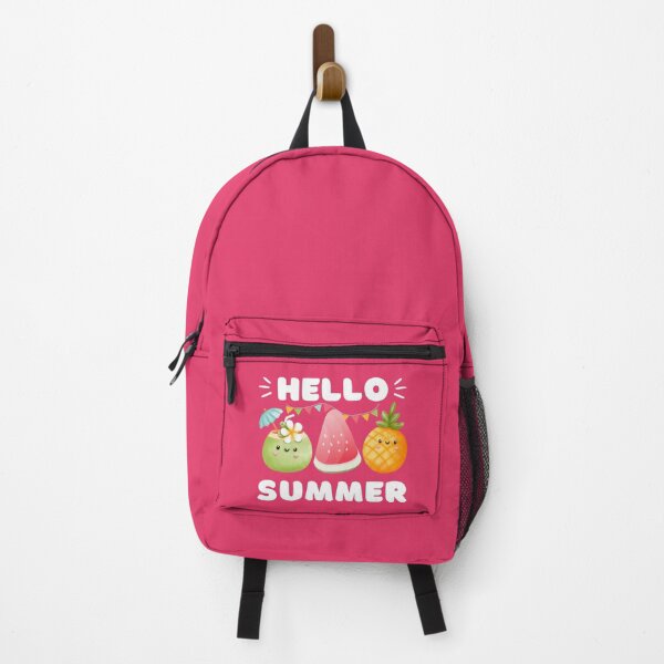 Item preview, Hello Summer | Cute Coconut, Watermelon & Pineapple for Summerlover designed and sold by AurayaStudio.